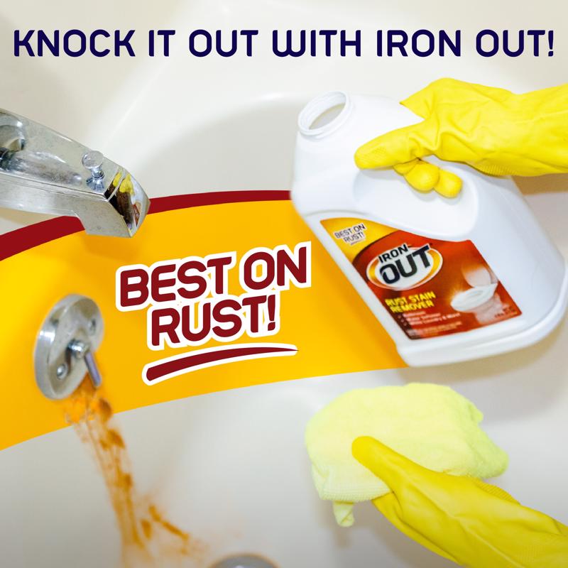 Iron Out Rust Remover best on rust infographic