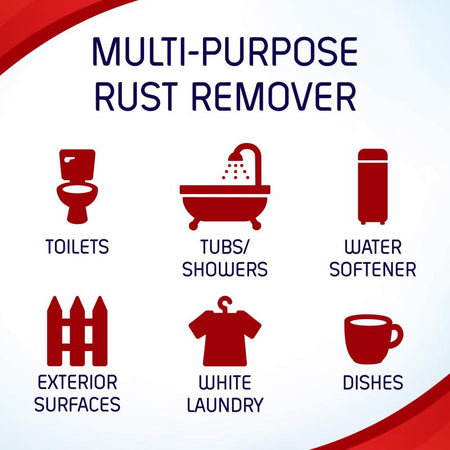 Iron Out Rust Remover for use on infographic