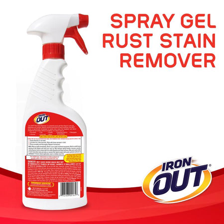 Iron Out Rust Remover Spray LI0616PN back label