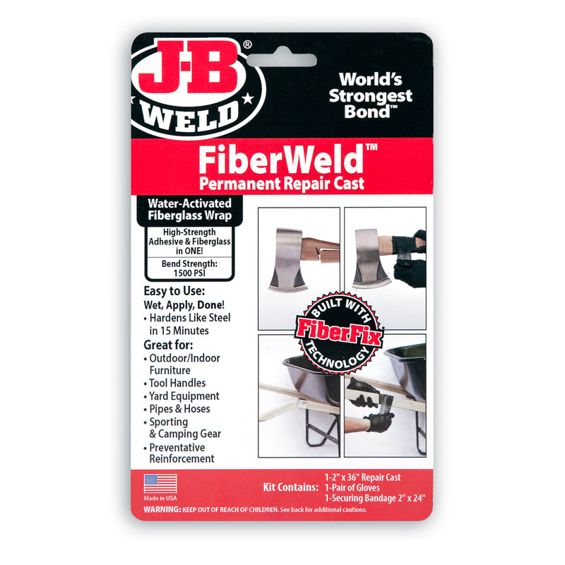 J-B Weld FiberWeld High Strength Permanent Repair Cast 38263