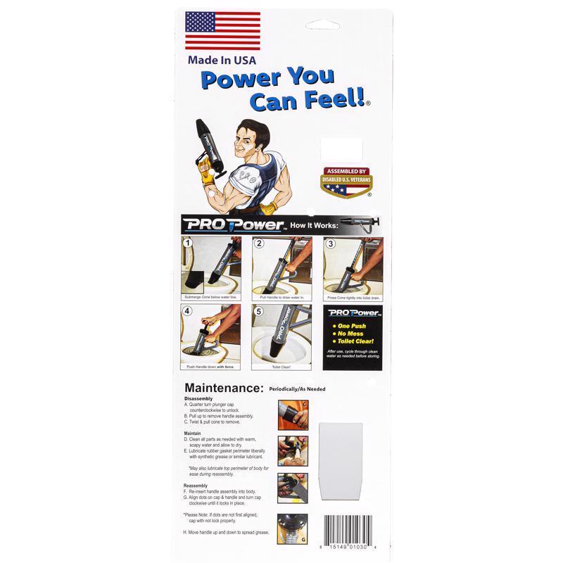 Johnny Jolter JJR-304 Power Plunger back label