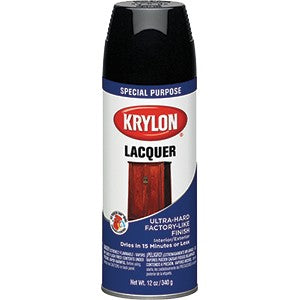 Krylon Lacquer Spray Paint Black