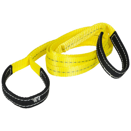 Keeper 1 In. X 10 Ft. Flat Loop Lift Sling shown unpackaged on a white background.