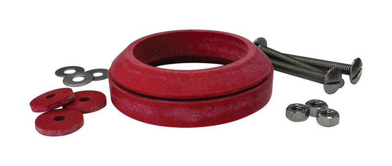 Korky Large 3" Toilet Tank to Bowl Gasket & Hardware Kit 481 on white background