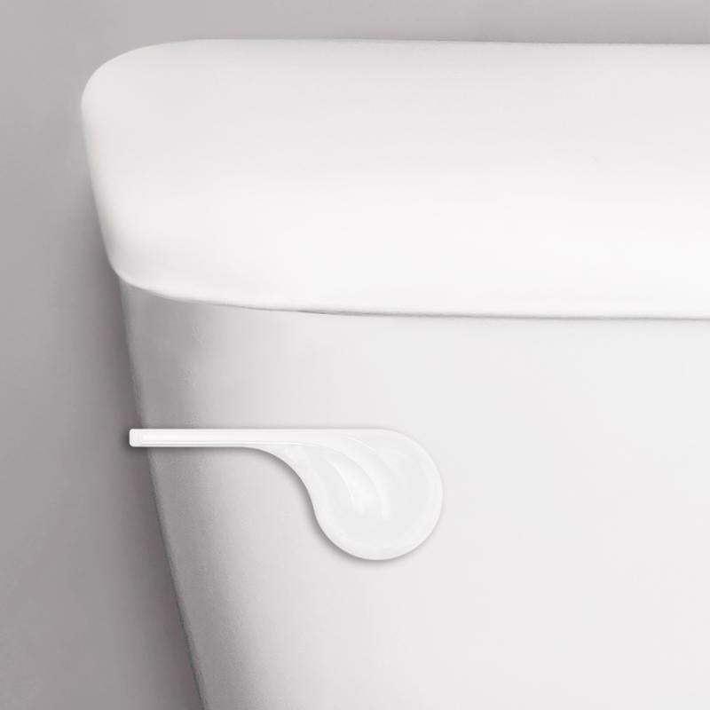 Korky StrongARM Handle & Lever, Classic White 6062BP shown installed on a toilet