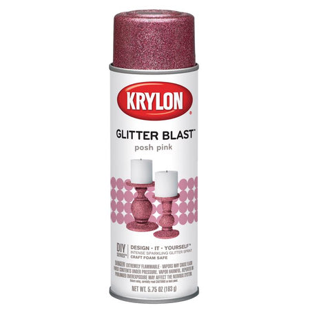 Krylon Glitter Blast Spray Paint Posh Pink