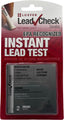 Luxfer LeadCheck instant lead test swabs packaging with red and gray design.