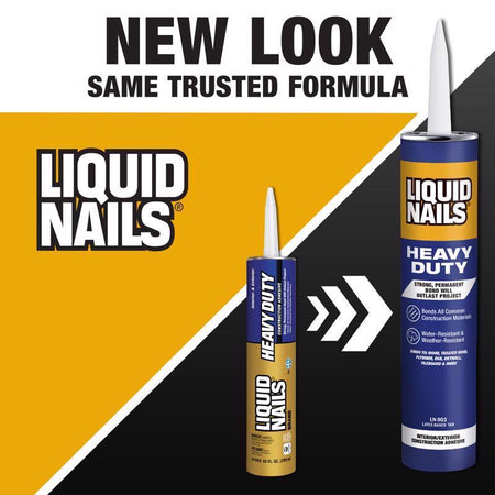 Liquid Nails Heavy Duty Construction & Remodeling Adhesive New Packaging Image
