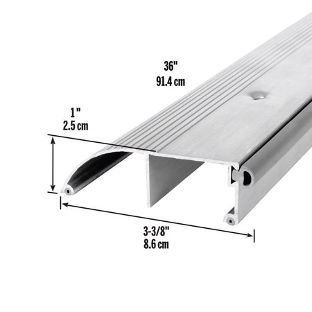 M-D Building Products Aluminum Threshold 08631 measurements