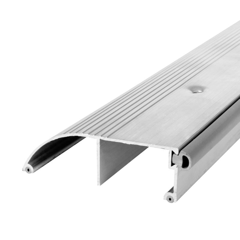 M-D Building Products Aluminum Threshold 08631 close up image on white background
