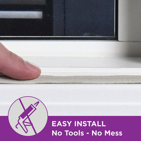 MD Building Products Caulk Cord on a window ledge