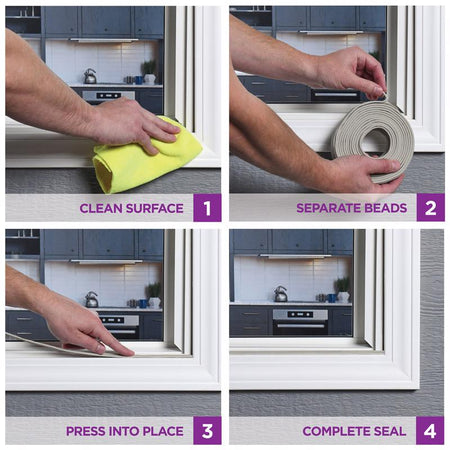 MD Building Products Caulk Cord how to install infographic