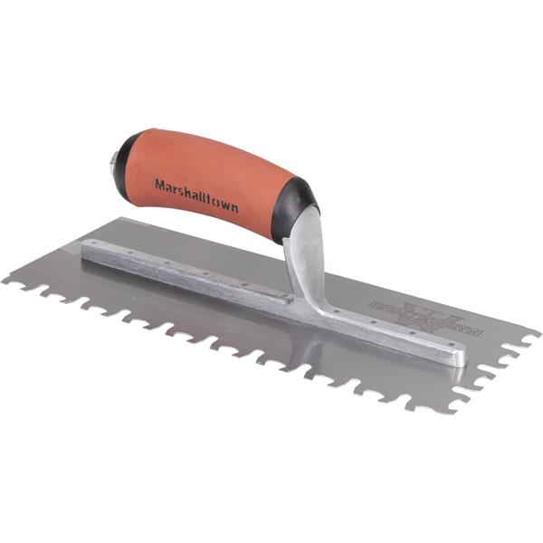 Marshalltown Euro Notched Trowel EUR11SD on white background