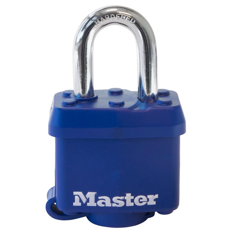 Master Lock Blue Covered Lock 312D