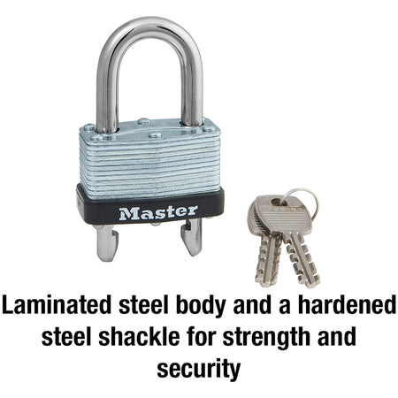 Master Lock 510D laminated steel body