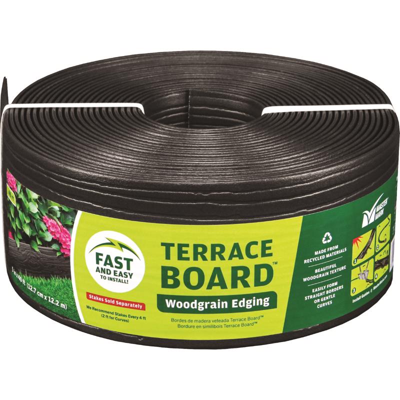 Master Mark Terrace Board Edging Black 40 Ft x 4 In 94440 ...
