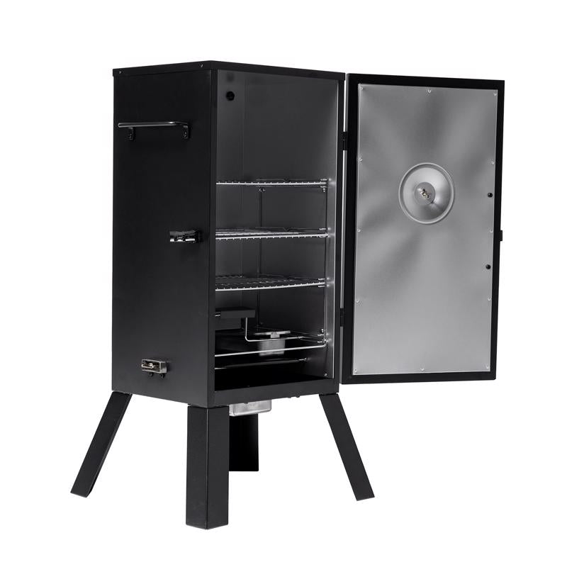 Open view of the Masterbuilt Analog Wood Chips Vertical Smoker MB20070210