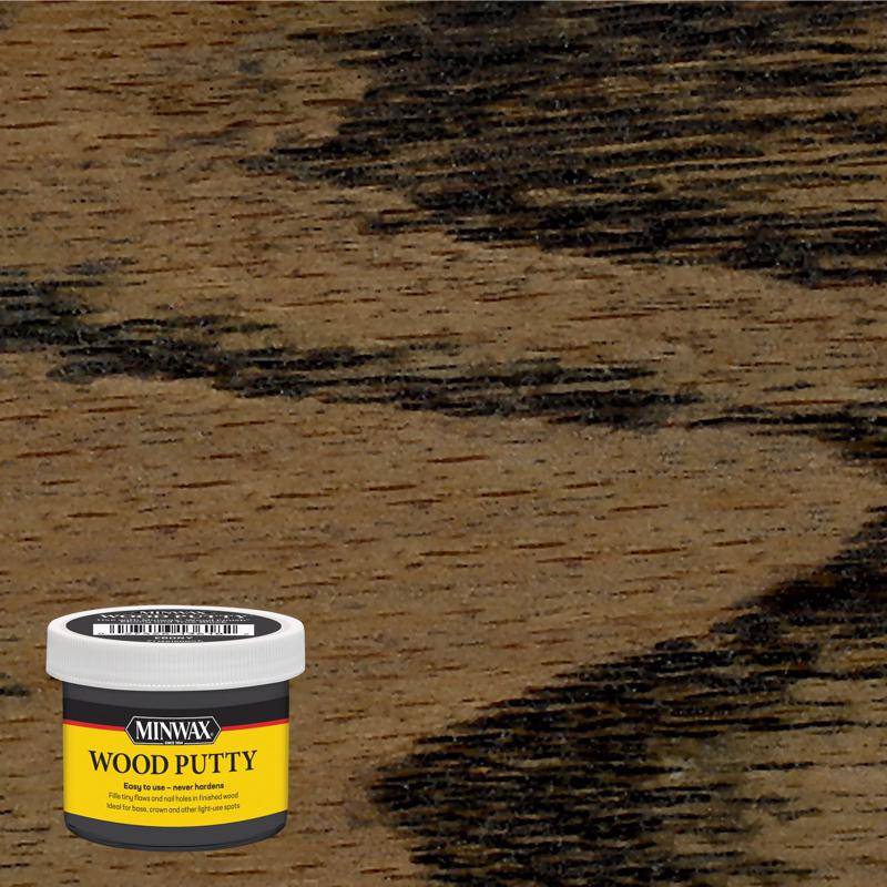 Minwax Ebony Wood Putty Color Swatch