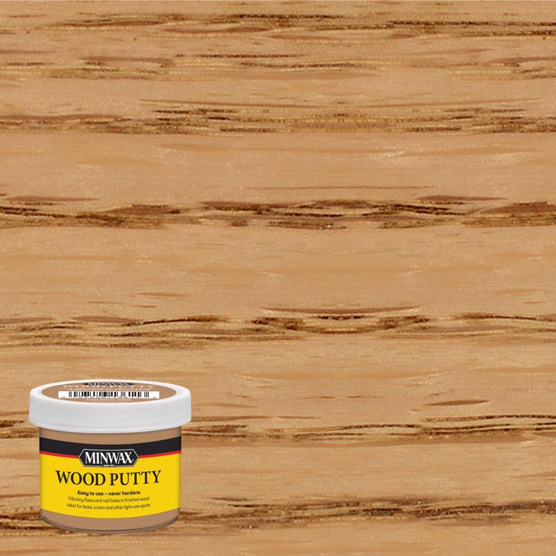 Minwax Golden Oak Wood Putty Color Swatch