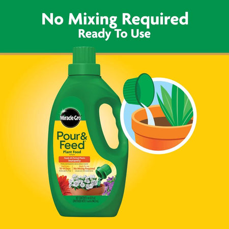 Miracle-Gro Pour & Feed Plant Food no mixing required
