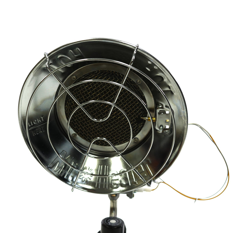 Mr Heater MH15 Single Tank Top Heater F242200 top portion close up view