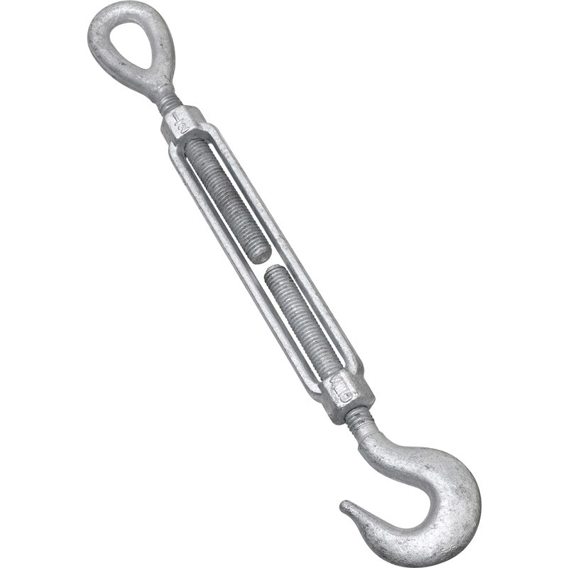 National Hardware Galvanized Silver Steel Hook/Eye Turnbuckle