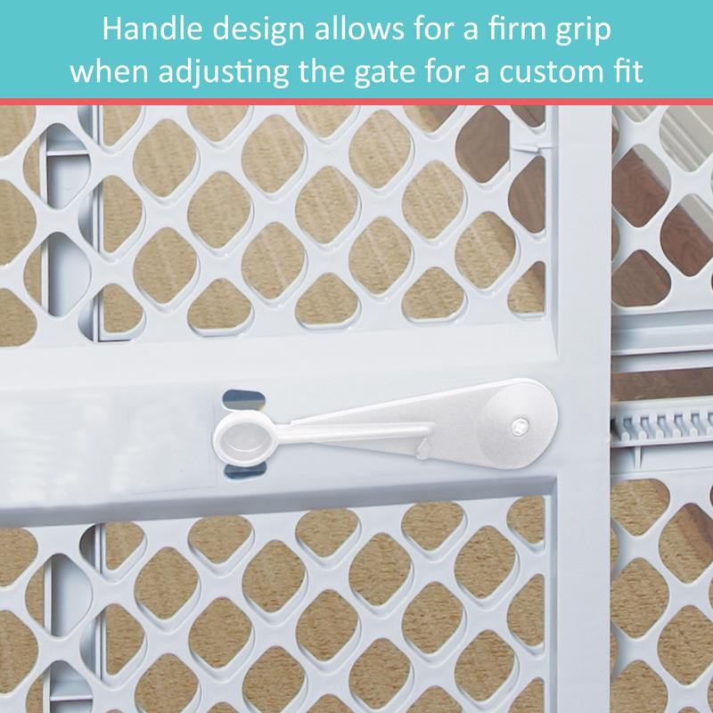 North States 8615 Plastic Safety Gate handle design 