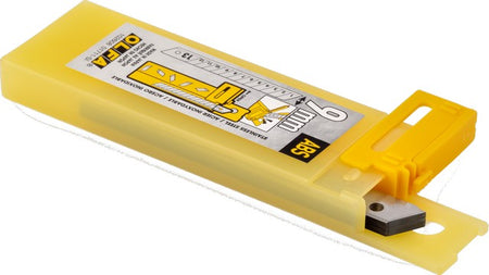 OLFA AB-10S 9mm 13-pt Stainless-Steel Precision Snap-Off Blade 10-Pack on a white background