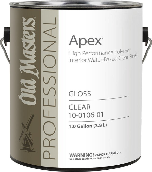 Old Masters Apex Gloss gallon can on white background