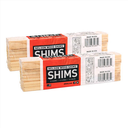 Nelson Kiln Dried Wood Shims 12-Pack PSH8-12-52-1