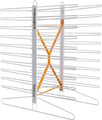 PaintLine PDRTT 20 Shelf Metal Drying Rack