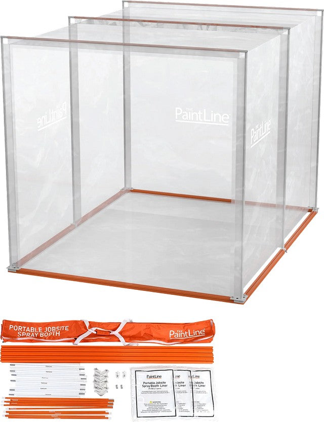 PaintLine PJSB Portable spray booth on a white background