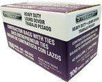Petoskey 42gal 3mil Steelcoat Twist Tie FG-Contractor Bags 100-Pack
