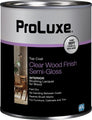 ProLuxe Interior Brushing Lacquer Clear Wood Finish Semi-Gloss Quart