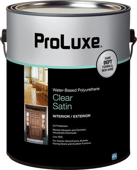 ProLuxe Interior / Exterior Water Based Polyurethane Satin Gallon