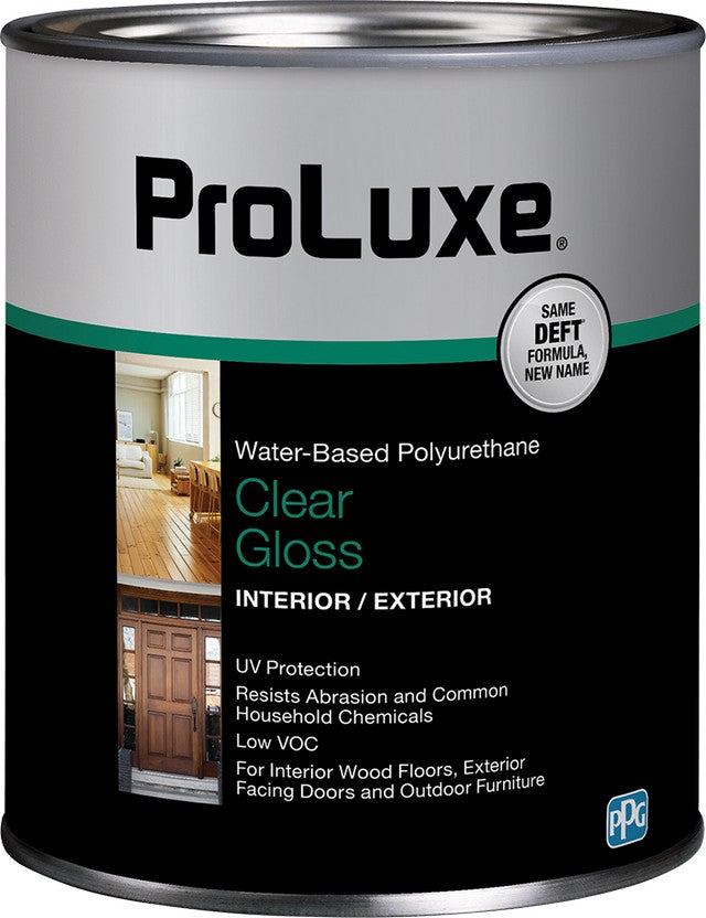 ProLuxe Interior / Exterior Water Based Polyurethane Gloss Quart
