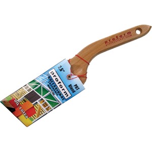 Proform Professional Angled Ergonomic Paint Brush 2-1/2 Inch in packaging on a white background