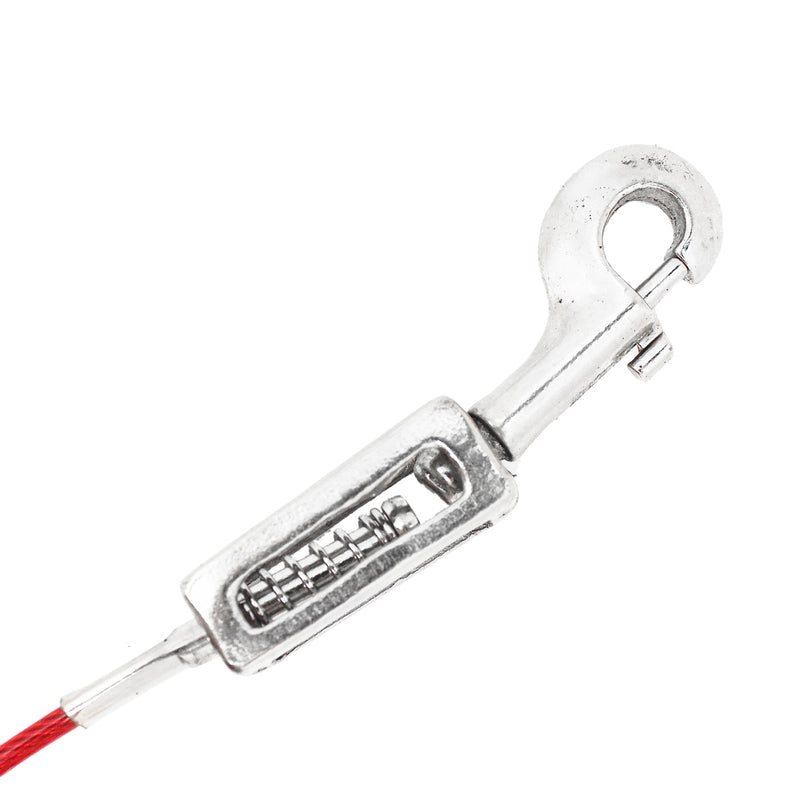 Clasp for the PDQ 20 Ft Vinyl Coated Large Dog Tie Out on a white background