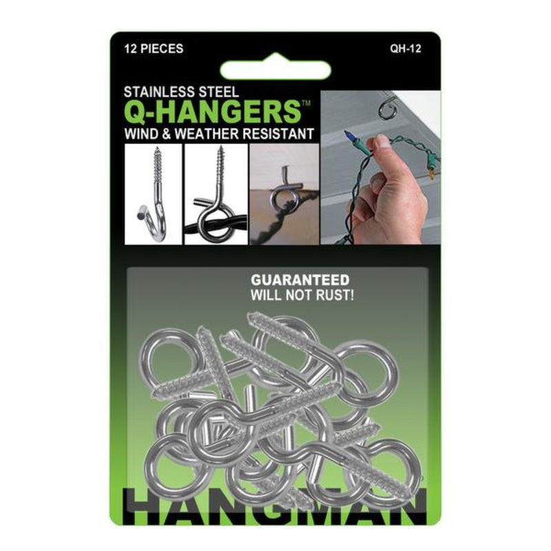Hangman Products QH-12 Christmas Light Hangers 12-Pack-1