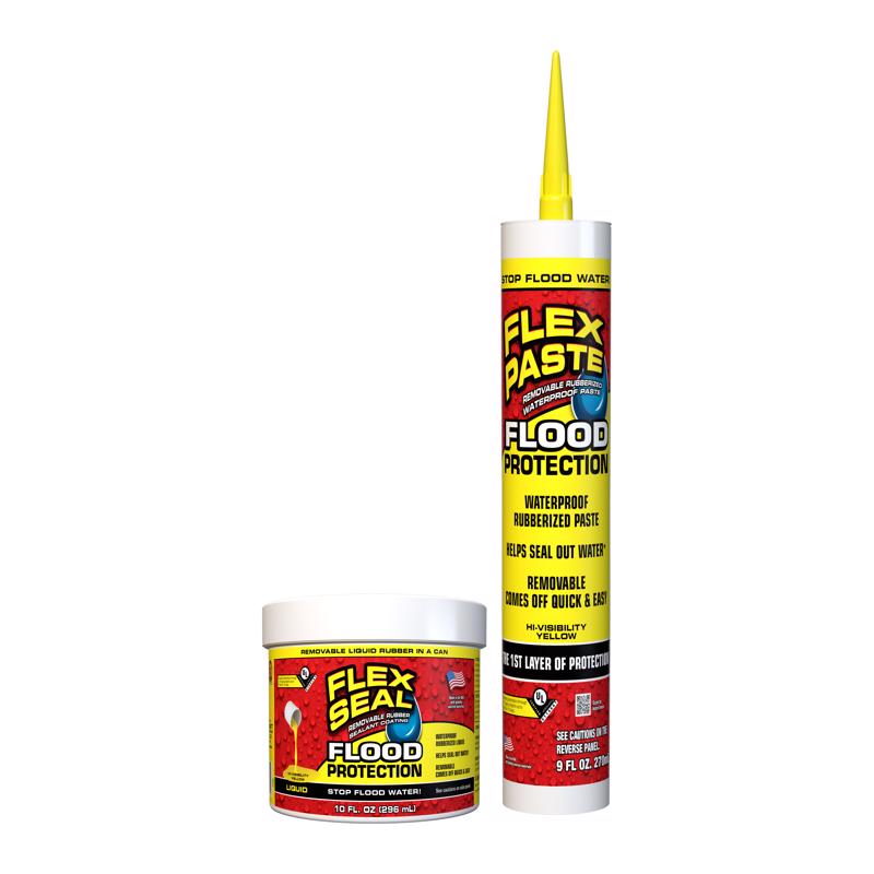 FLEX SEAL Flex Seal Flood Protection Starter Kit showing both the tube and tub.