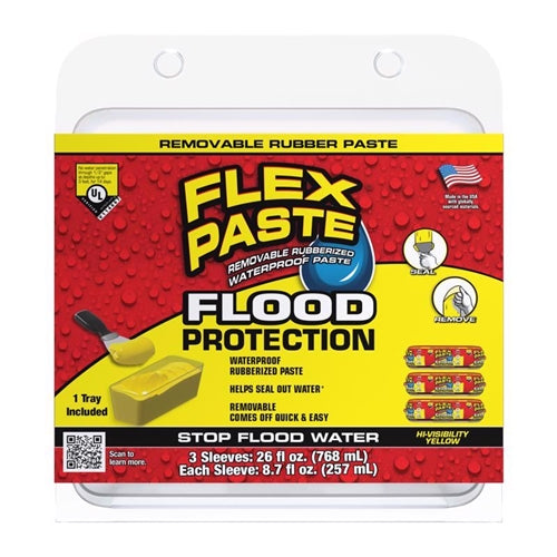 FLEX SEAL Flood Protection Waterproof Rubberized Paste 26 Oz RPSYELR32