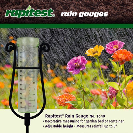 Rapitest Rain Gauge With Stake 1640 product highlights