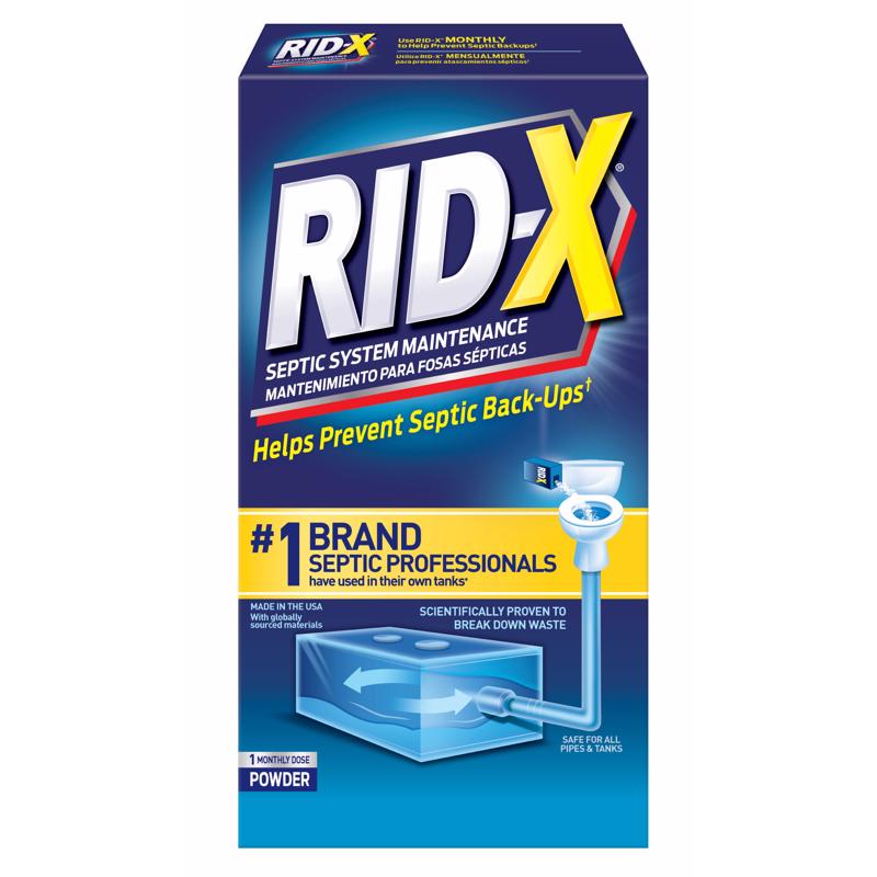Rid-X Septic System Treatment box on white background