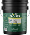 Black 5 Gallon bucket of Roman Rx-35 Pro-999 sealant/primier on a white background