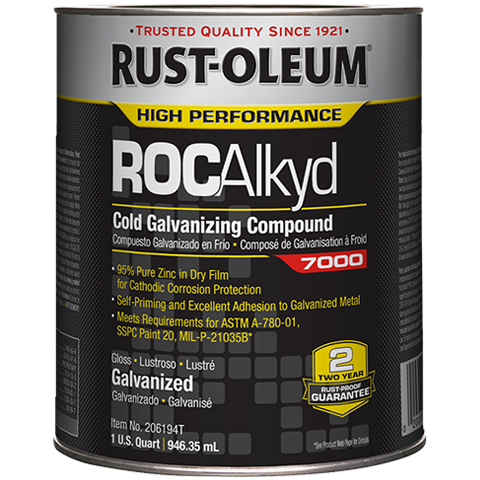 Rust-Oleum RocAlkyd 7000 Cold Galvanizing Compound – ThePaintStore.com