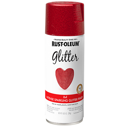 Rust-Oleum Glitter Spray Paint Red