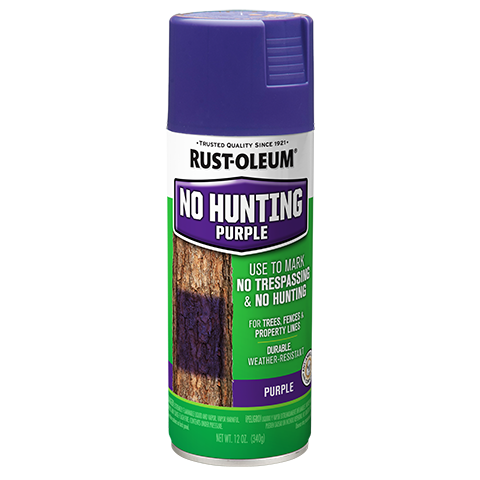 Rust-Oleum Specialty No Hunting Purple Spray Paint 270970