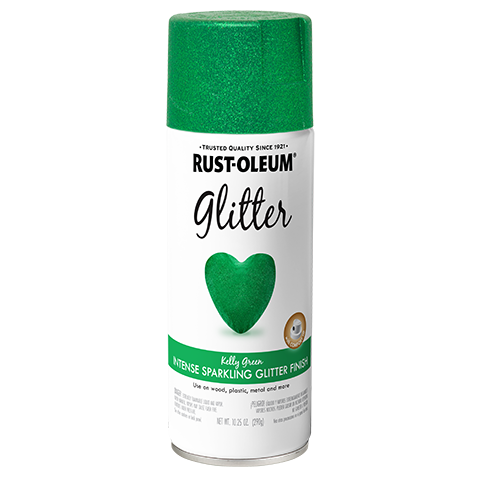 Rust-Oleum Glitter Spray Paint Kelly Green