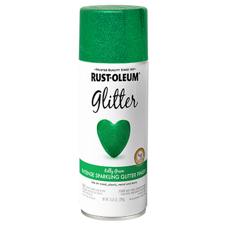 Rust-Oleum Glitter Spray Paint Kelly Green