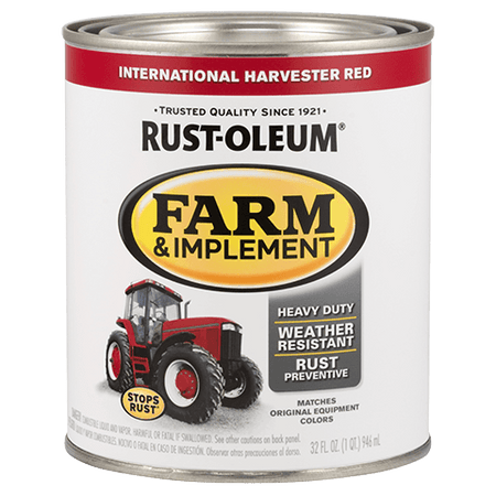 Rust-Oleum® Specialty Farm & Implement Paint Brush-On Quart International Harvester Red